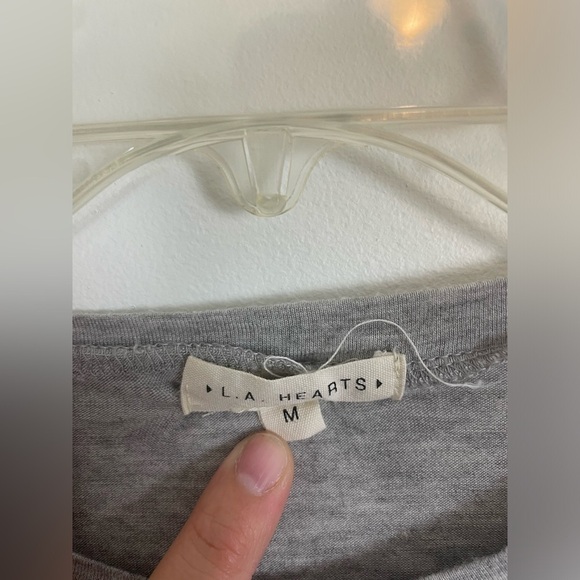 USA LA Hearts Crop Top Medium - Picture 4 of 5